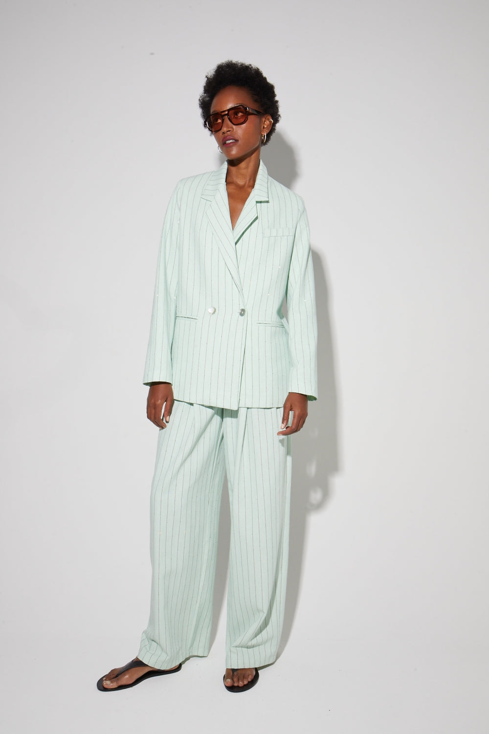 Ema Éclat Mint Blazer, Made In Italy