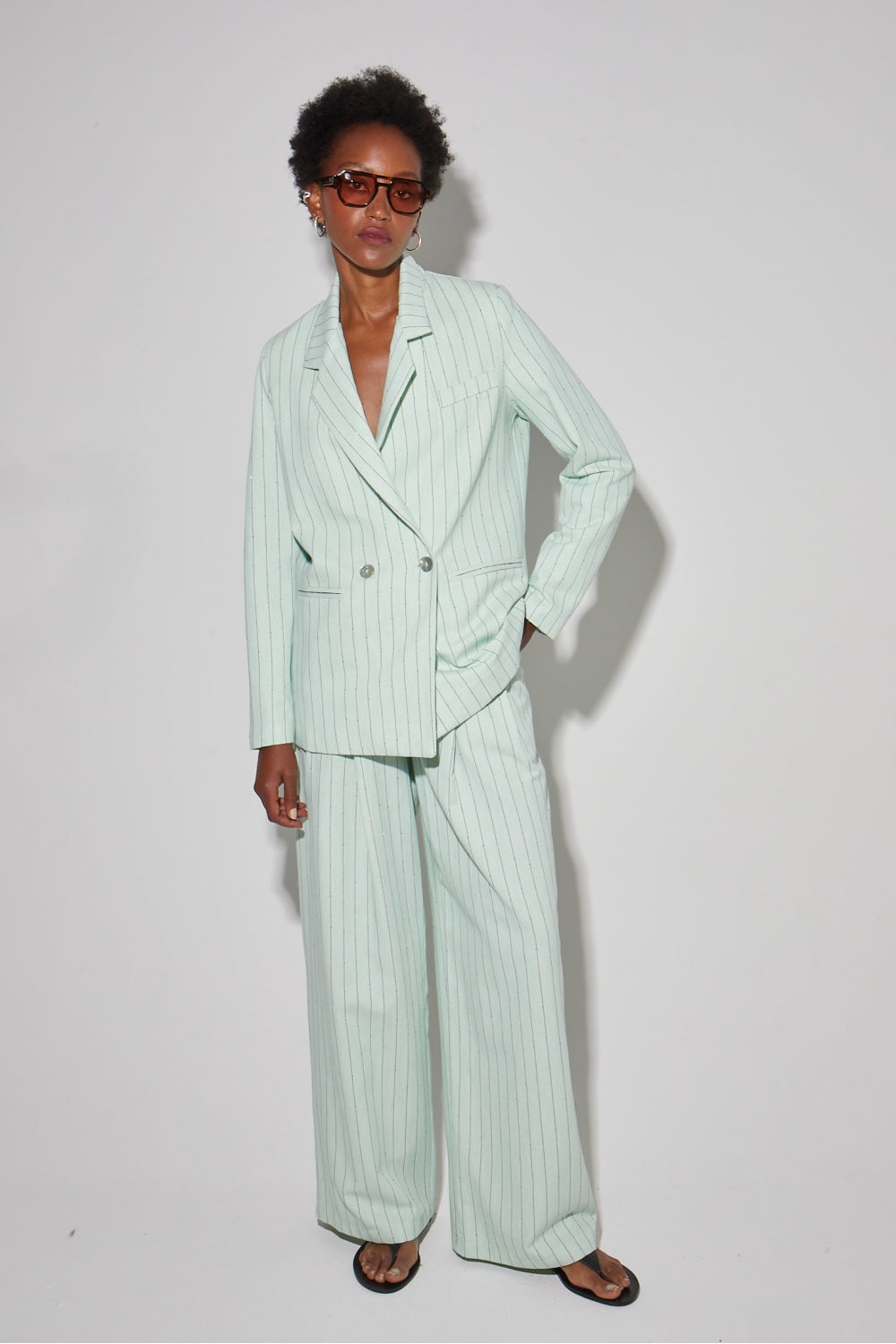 Ema Éclat Mint Blazer, Made In Italy