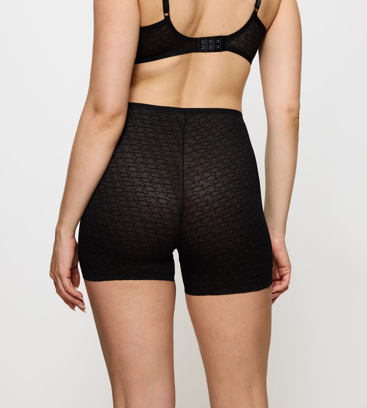 Pantalones cortos transparentes Triumph Signature - Negro