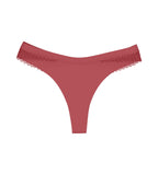 String Aura Spotlight T High Leg String - Strawberry Allure