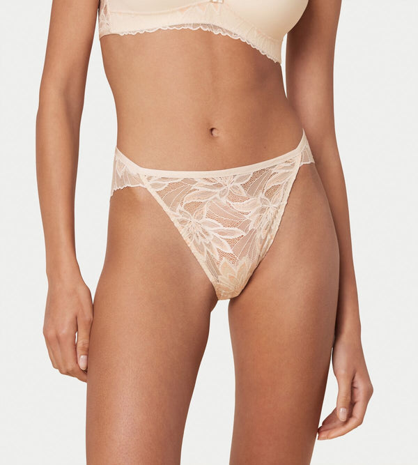Slip Échancré Taille Haute Amourette Charm Delight Highleg Tai - Fresh Powder