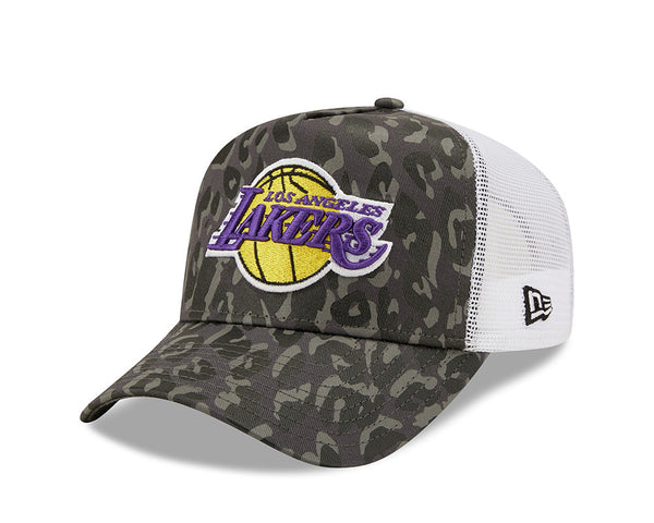 Gorra trucker A-Frame con estampado de leopardo de New Era Loslak