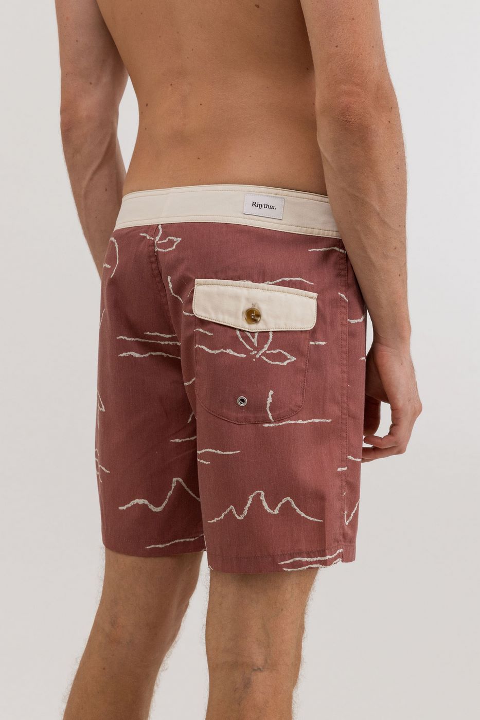 Rhythm - Boardshort Bays Trunk - Mineral Red - Homme