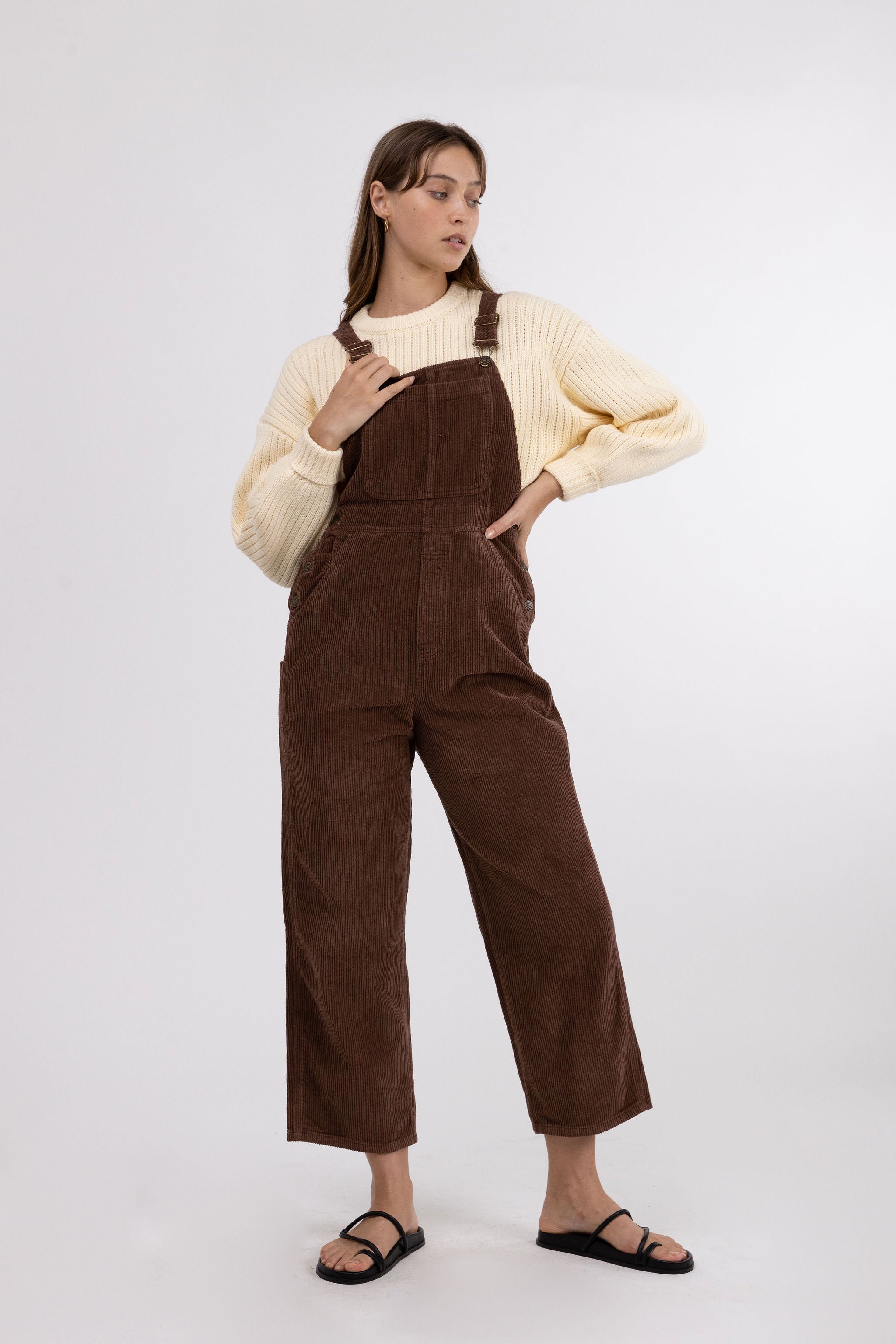 Rhythm - Combinaison Brodie Corduroy - Brown - Femme