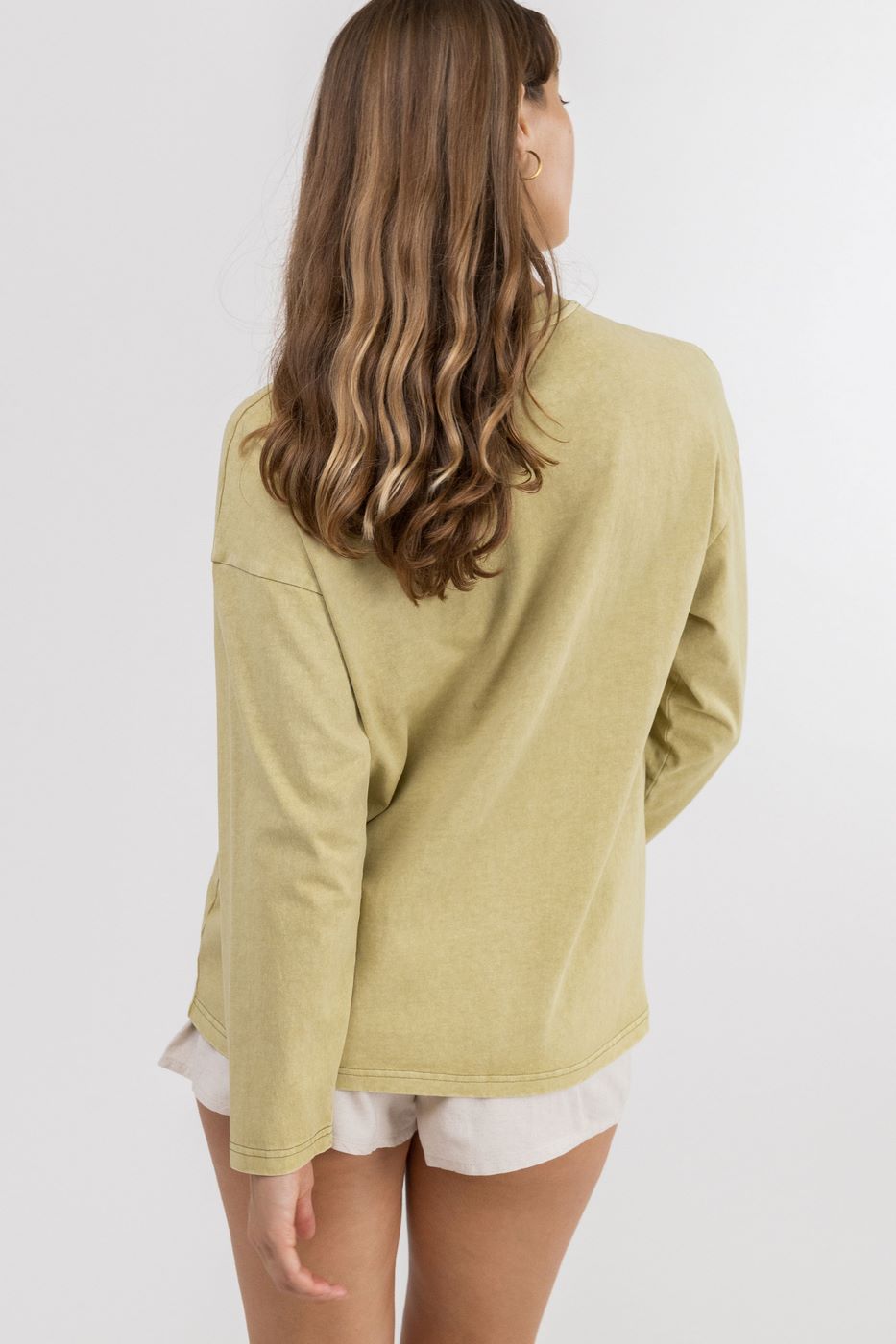 T-Shirt Shnshine - Washed Sage - Femme