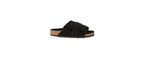Sandales Kyoto Shearling LEVE Black LAF
