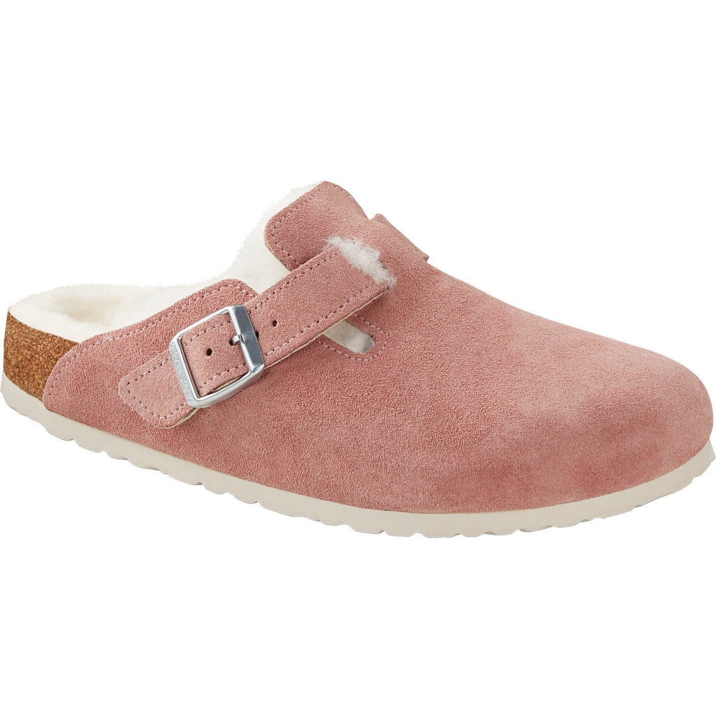 Sandalias Boston Shearling Leve Pink Clay Laf
