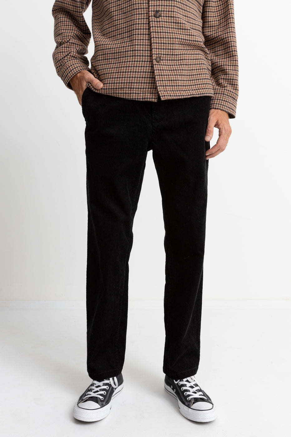 Cord Trousers - Black - Men