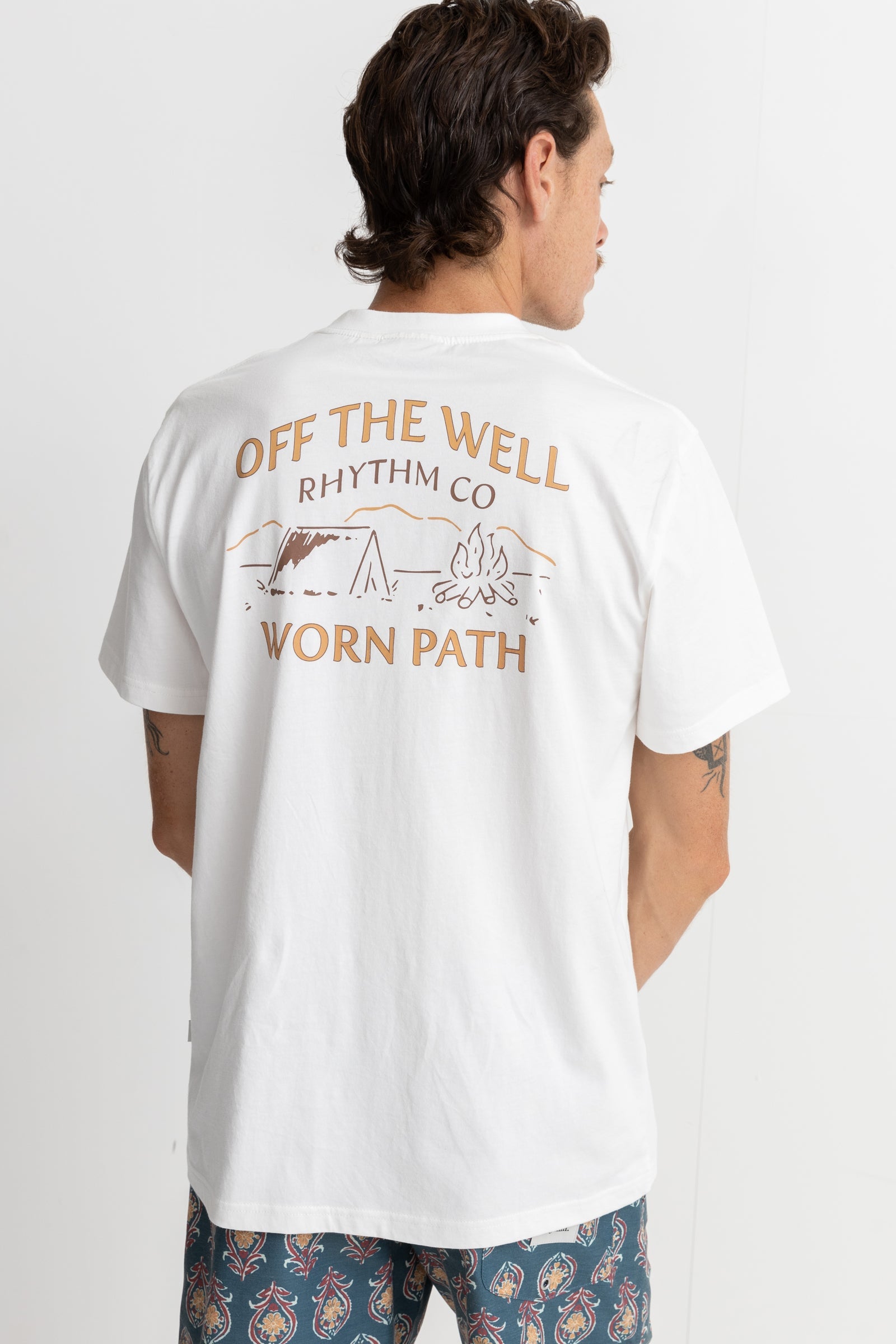 Wilderness SS T-Shirt - Vintage White - Men