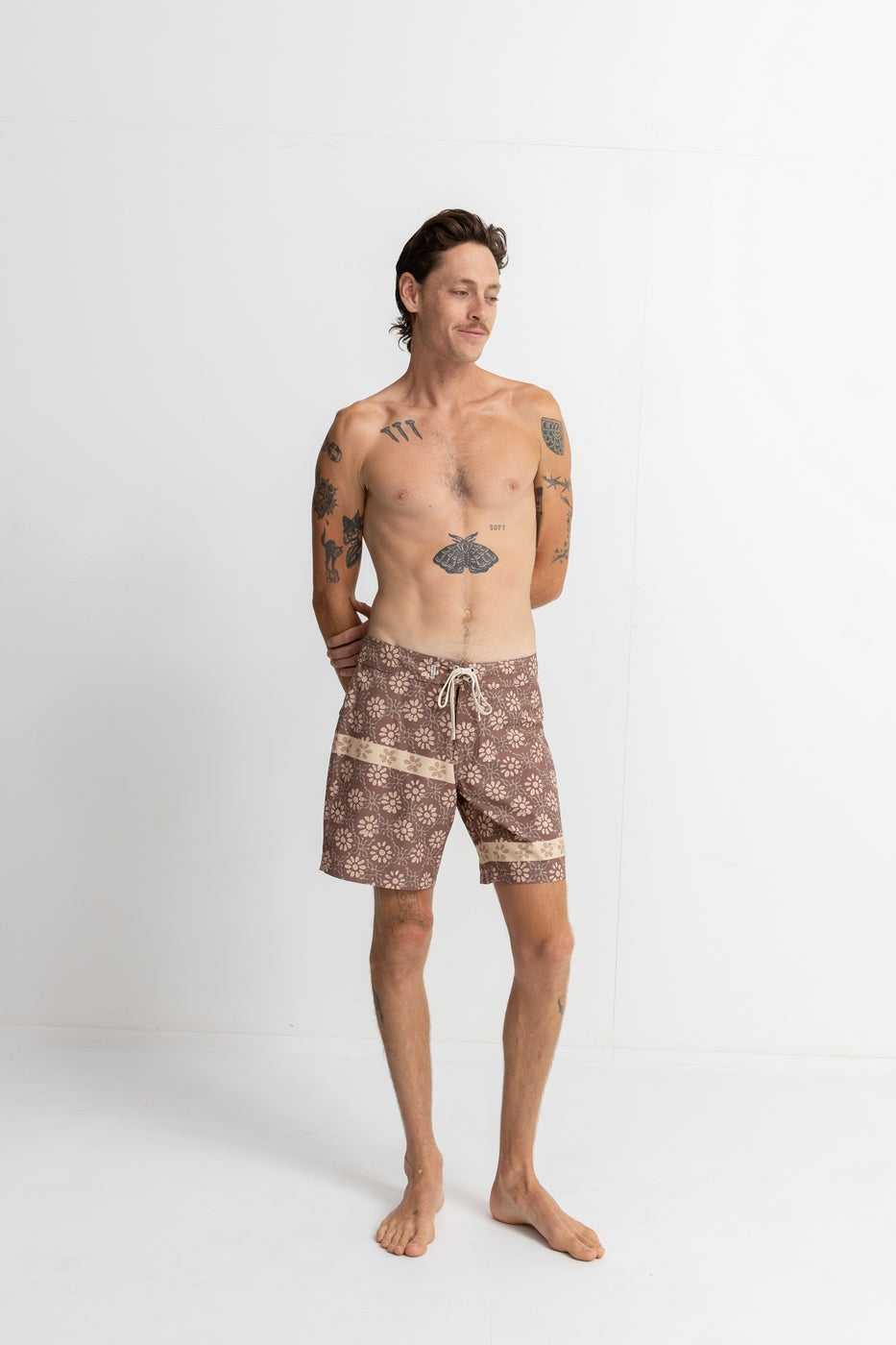 Rhythm - Boardshort Mawi Trunk - Brick - Homme