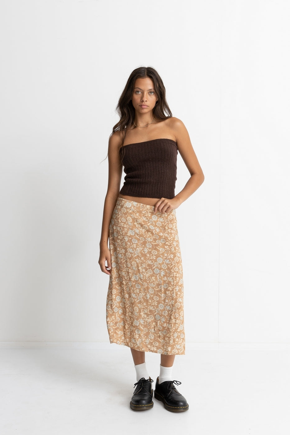 Rhythm - Top En Maille Mimi - Chocolat - Femme