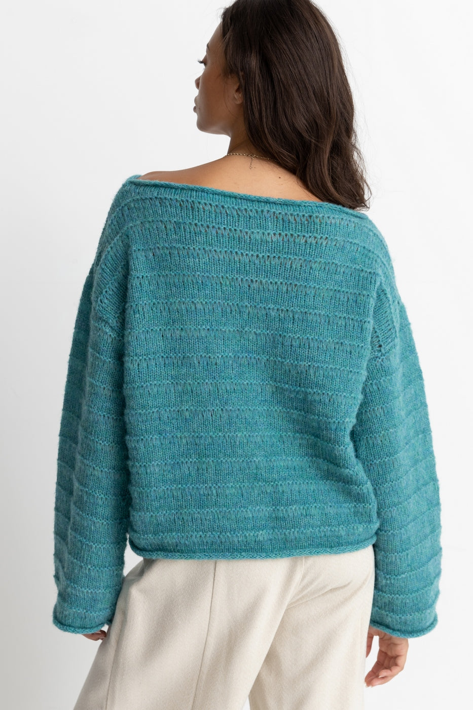 Maille Baklava - Sea Green - Femme
