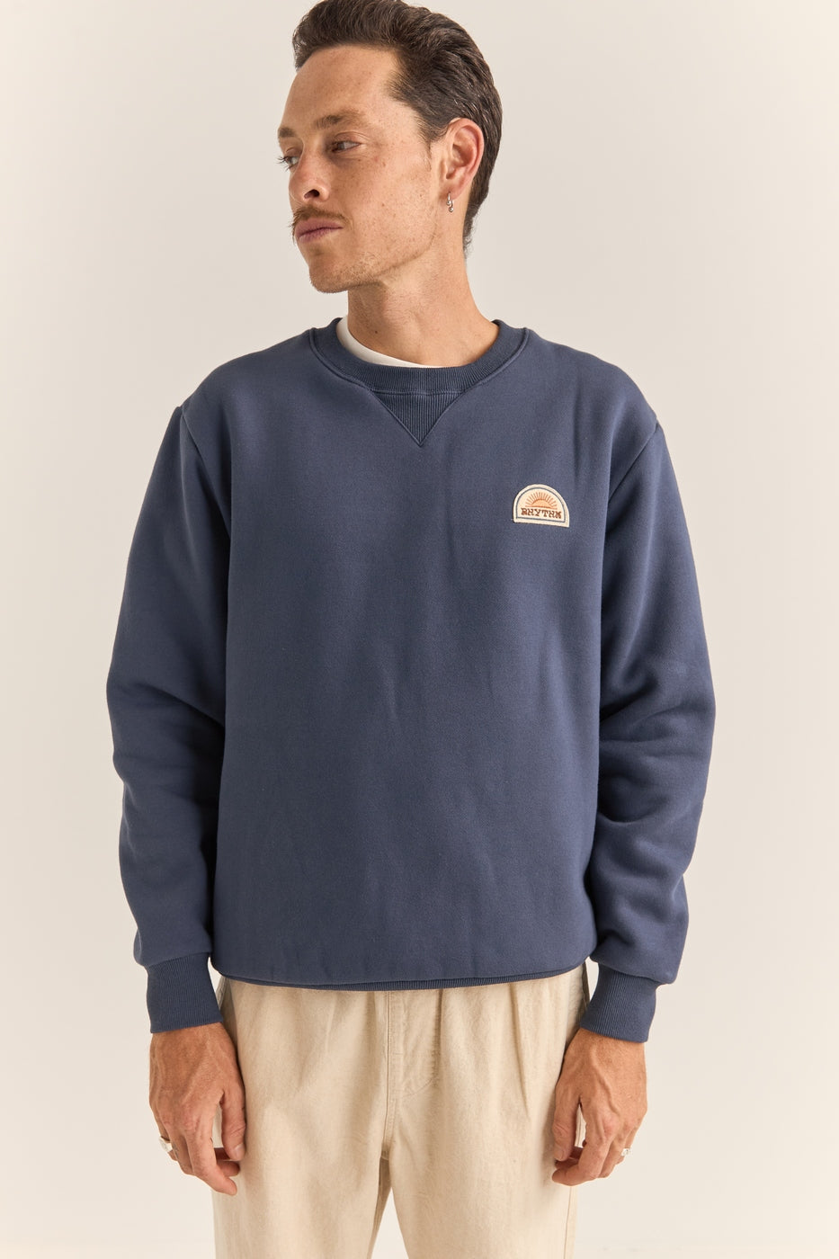 Sudadera de forro polar pesado - Índigo - Hombre