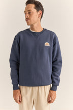 Sudadera de forro polar pesado - Índigo - Hombre