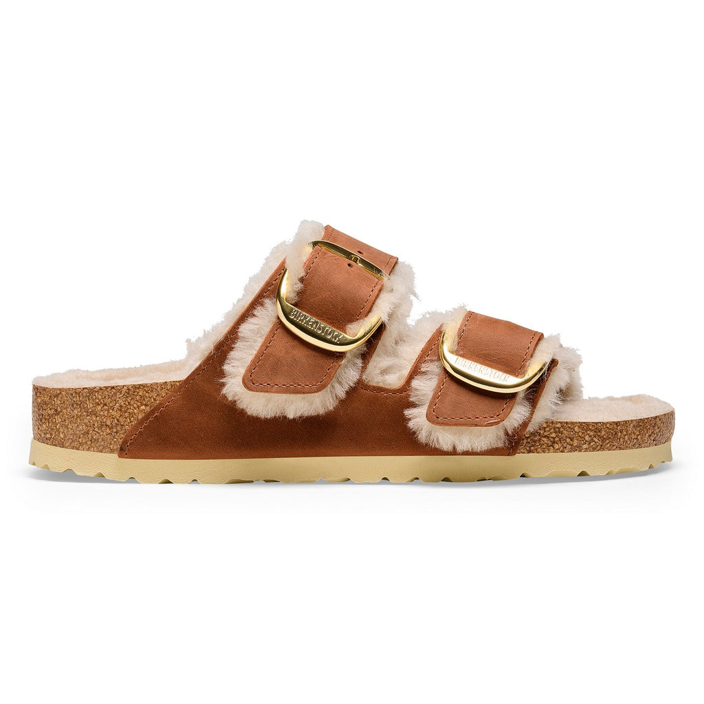 Sandalias Arizona Bb Shearling Leoi Cognac Laf