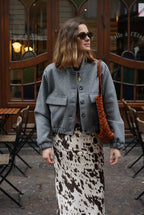 Bombers Jean Gris