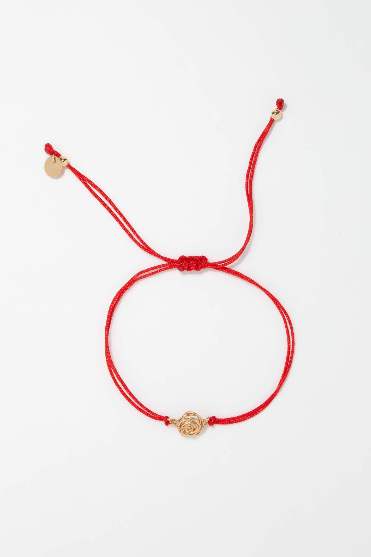 Bracelet Cordon Rosa - Rouge