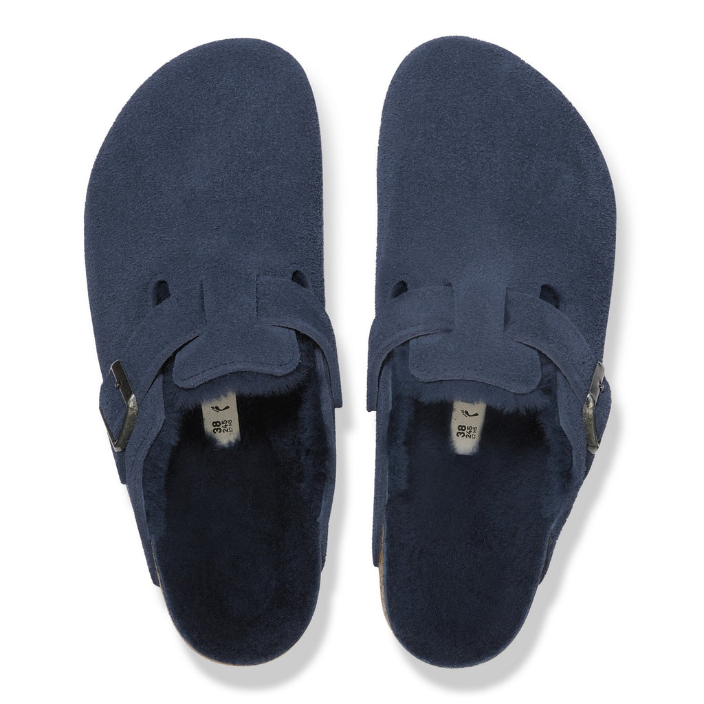 Sandalias Boston Shearling Leve azul marino nuevo Laf