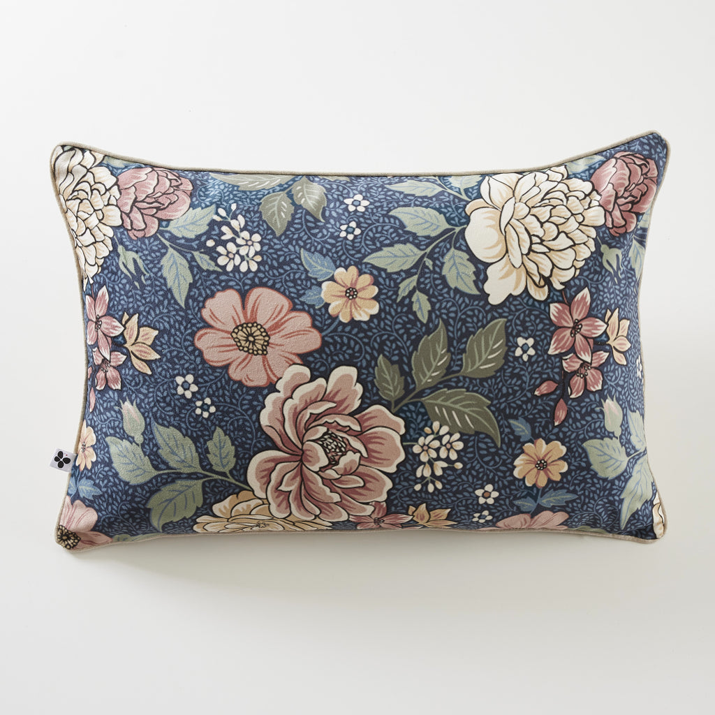 Removable Cushion Cover - Printed Velvet - Augustine