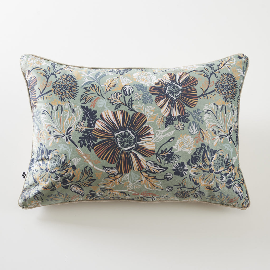 Isaline - Coussin Déhoussable - Velours Imprimé