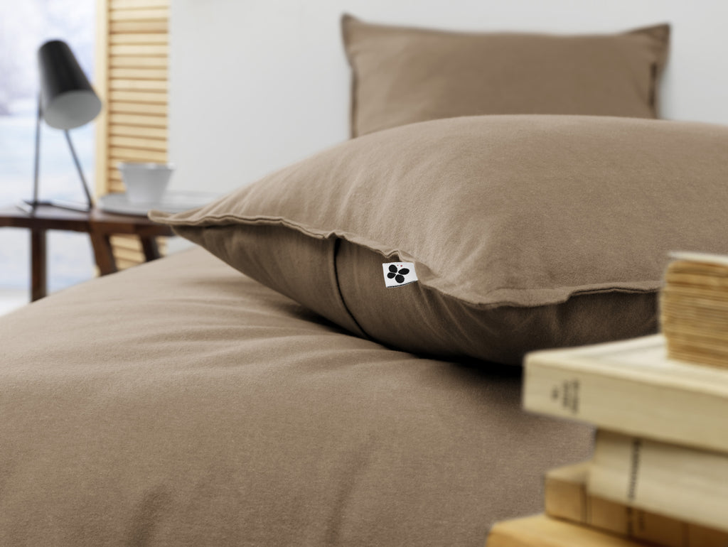 Candice - Taie D'Oreiller - Flanelle - Ficelle