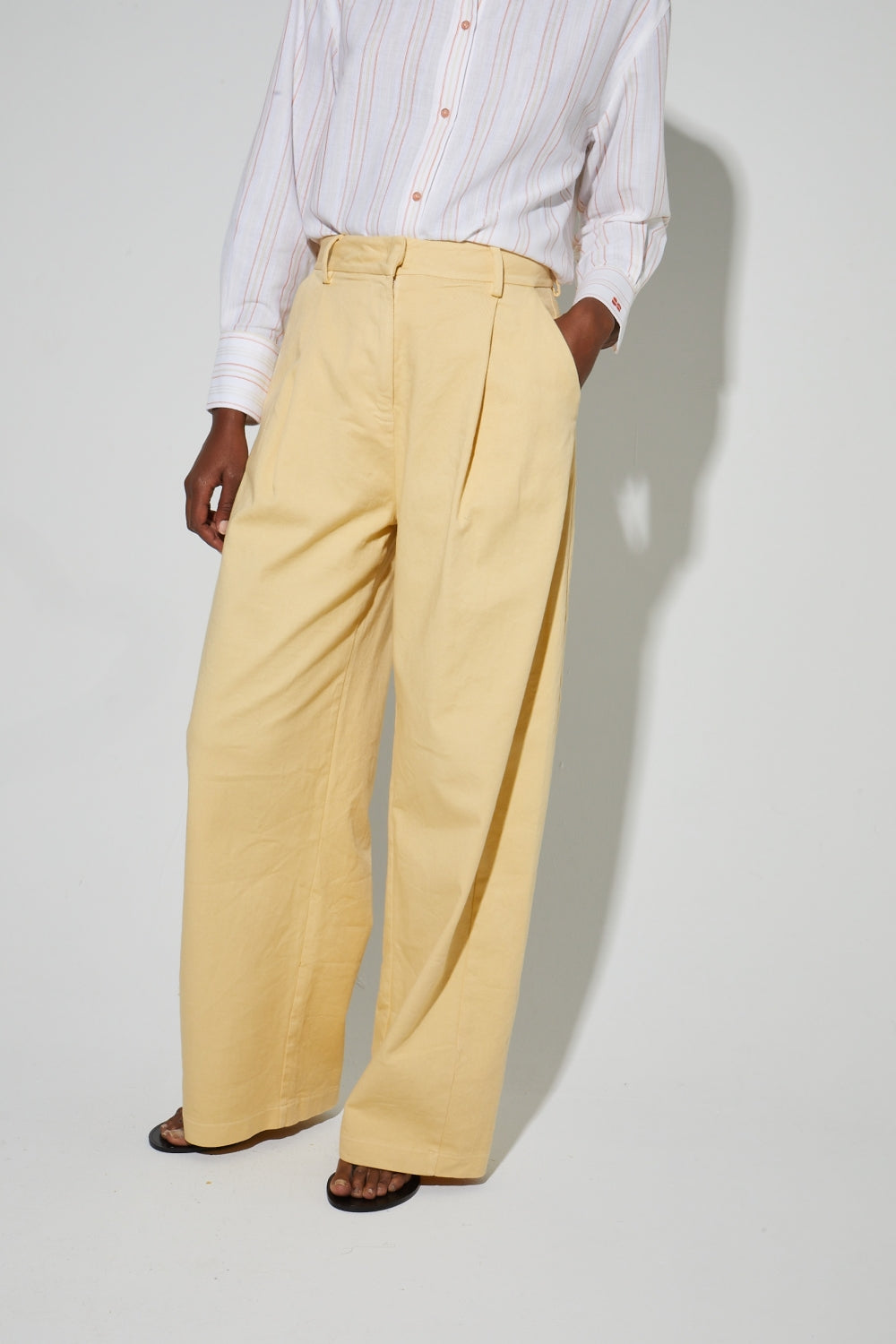 Denim Rio Vanille, Fabriqué En Italie - Jaune