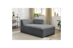 Chaise longue para sofá modular MEGEVE - Tejido texturizado - Esquina derecha