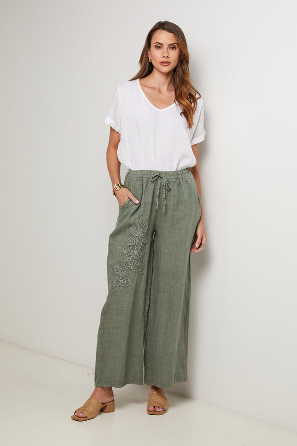 Pantalon - Kaki - Femme