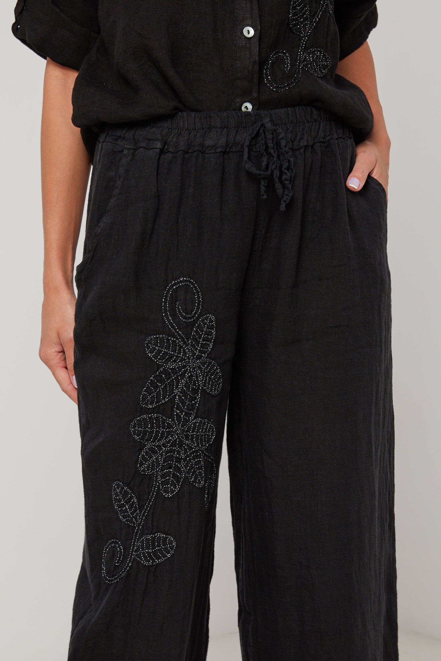 Pantalon - Noir - Femme