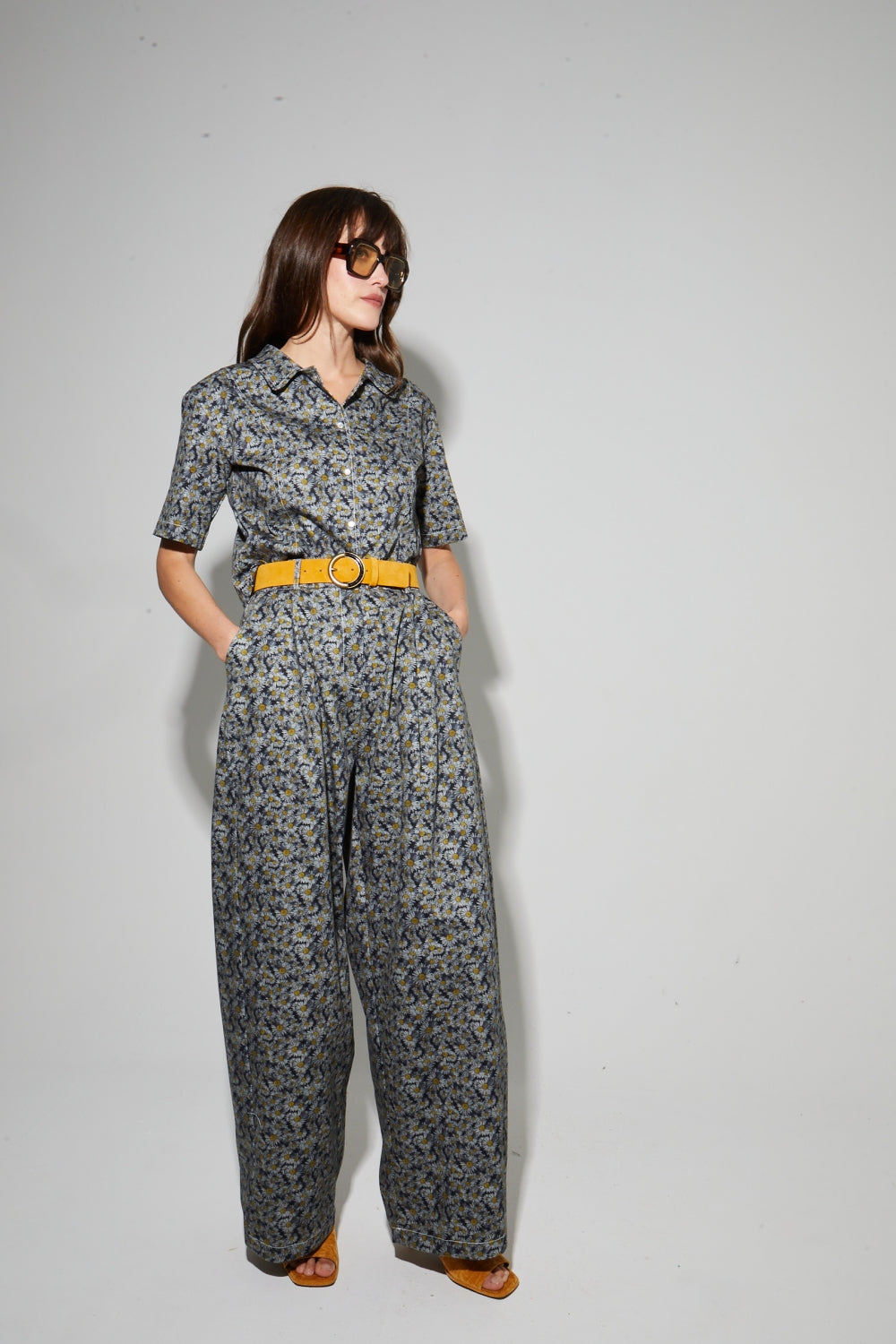 Rio Flower Power, Fabriqué En Italie - Denim