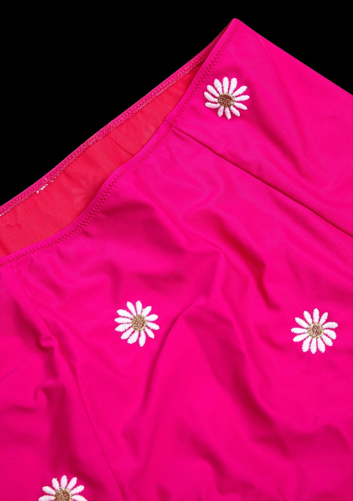 Bas Deux Pièces Ravello Rose Brodé  x Flolove
