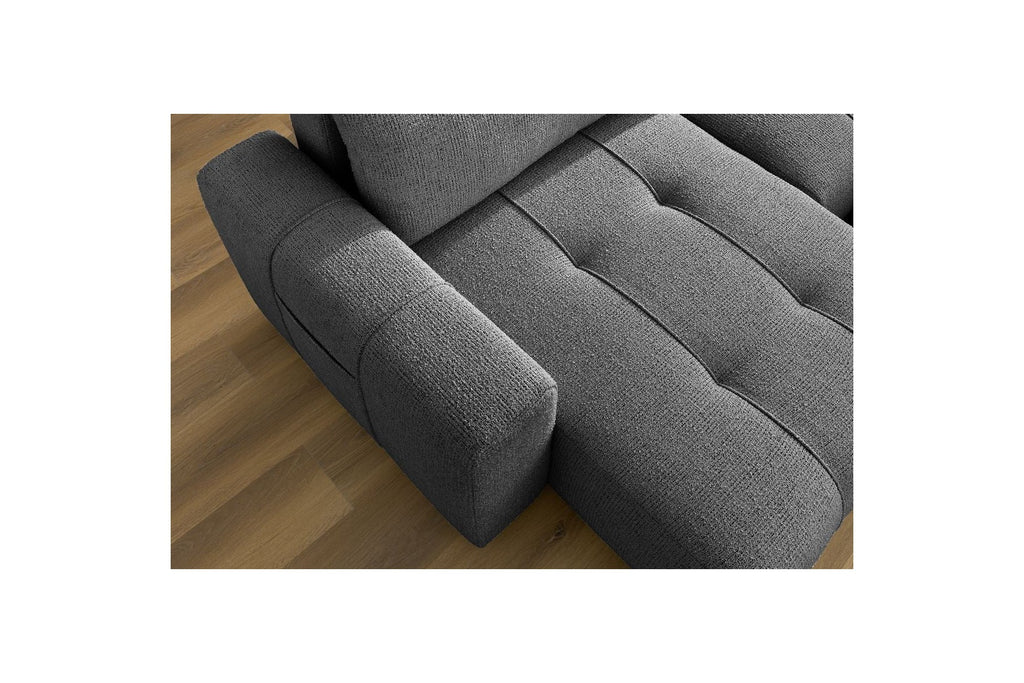 Sofá esquinero reversible convertible con arcón Arsene