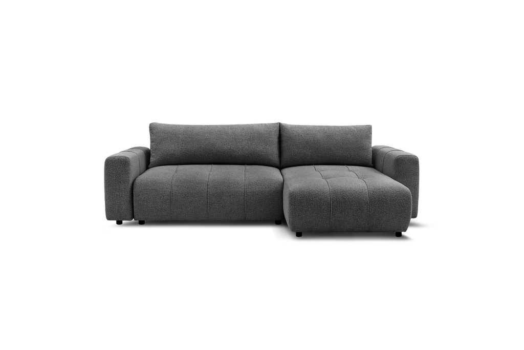 Sofá esquinero reversible convertible con arcón Arsene