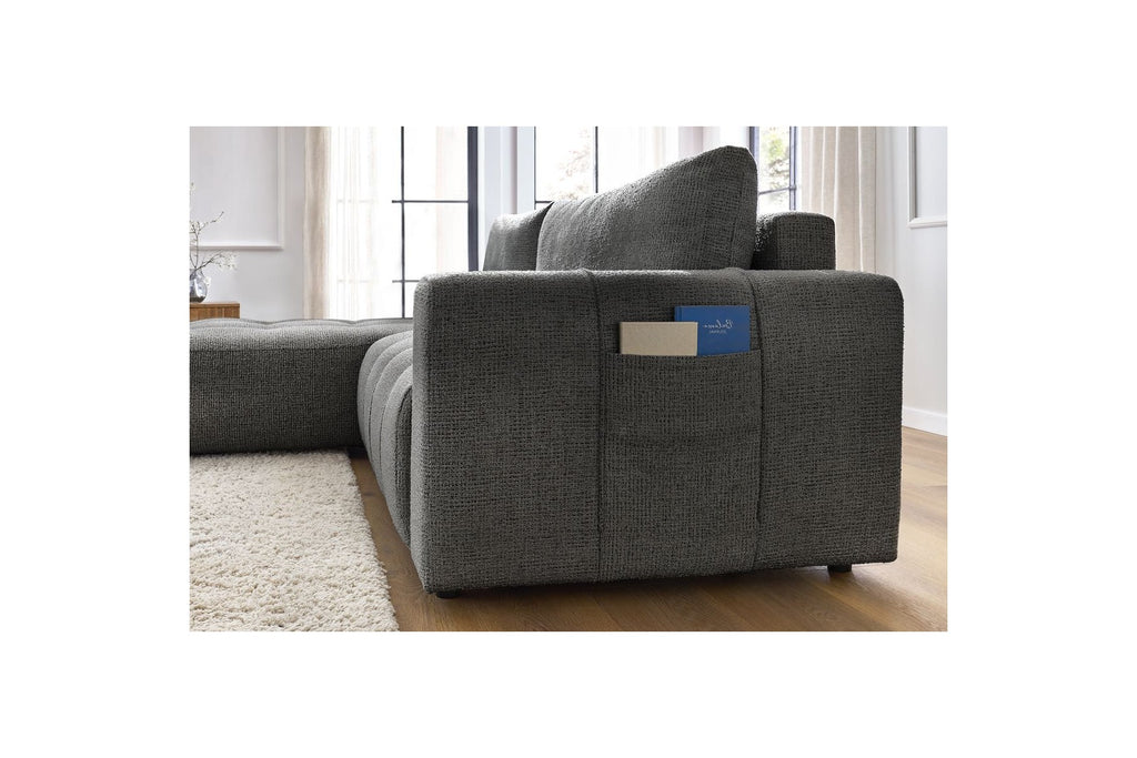 Sofá esquinero reversible convertible con arcón Arsene