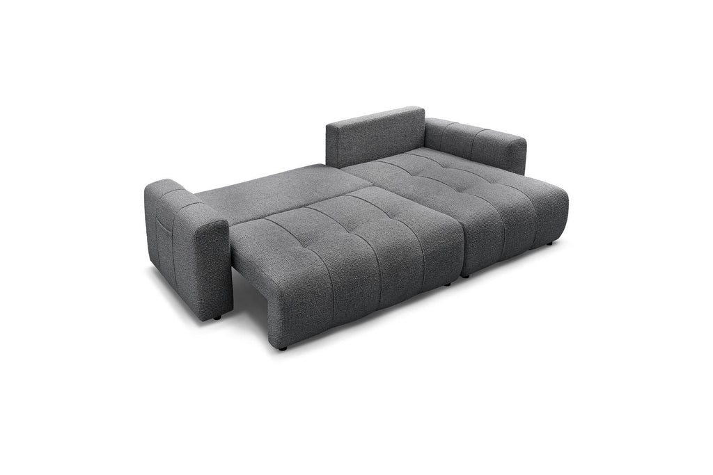 Sofá esquinero reversible convertible con arcón Arsene