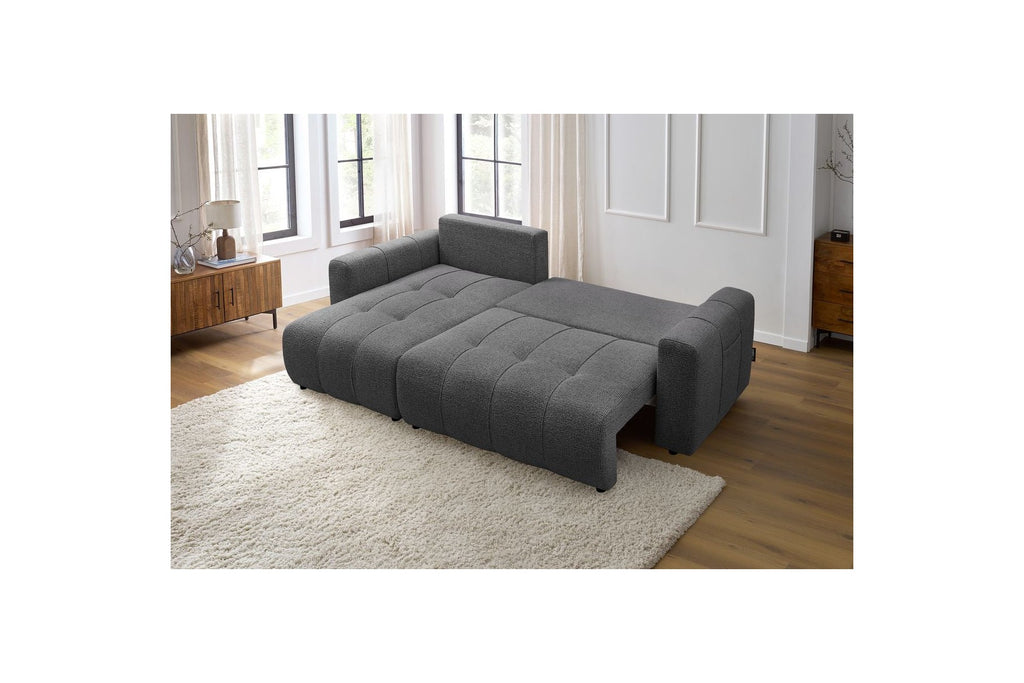 Sofá esquinero reversible convertible con arcón Arsene