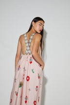 Madonna Print Maxi Dress Made In Portugal