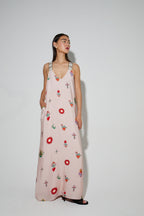 Madonna Print Maxi Dress Made In Portugal