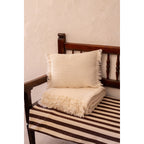 Plaid con Frange - Naturale