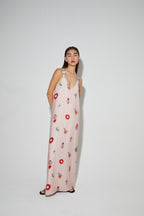 Madonna Print Maxi Dress Made In Portugal