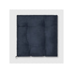 Cuscino quadrato Gustav in velluto a coste - Blu navy