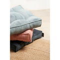Cuscino quadrato Gustav in velluto a coste - Blu navy