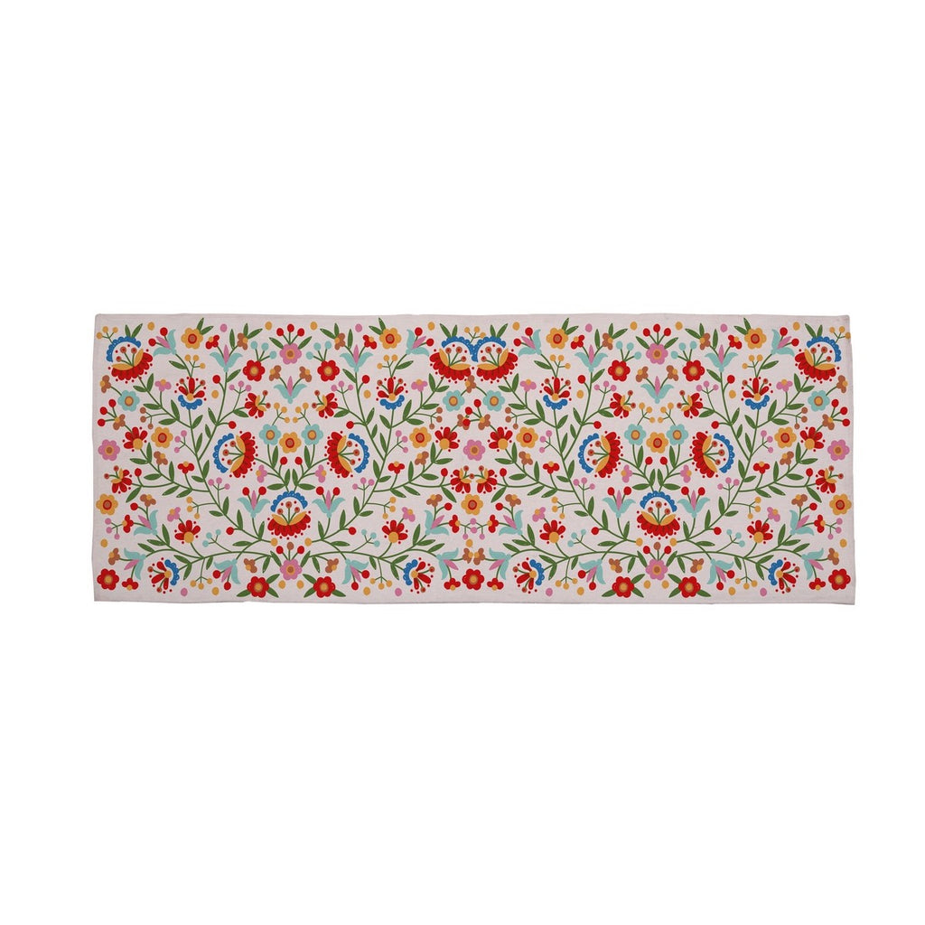 Tappeto Da Cucina Mexican Flowers - Multicolore