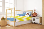 Playmobil Striped Children's Bedding Set - Yellow