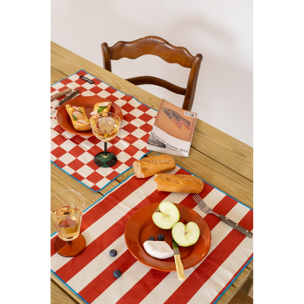 Set Di 2 Tovagliette All'Americana Marshall - Rosso