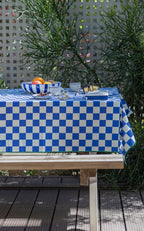 Really Nice Things - Marshall Tablecloth - Blue Squares