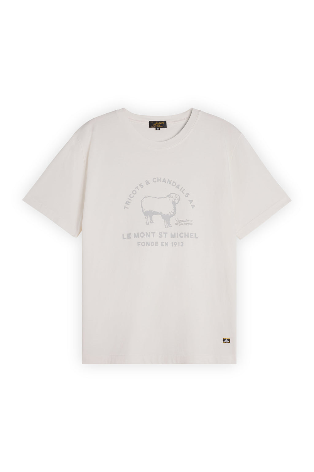 T-Shirt Graphique Délavé - Off White - Homme