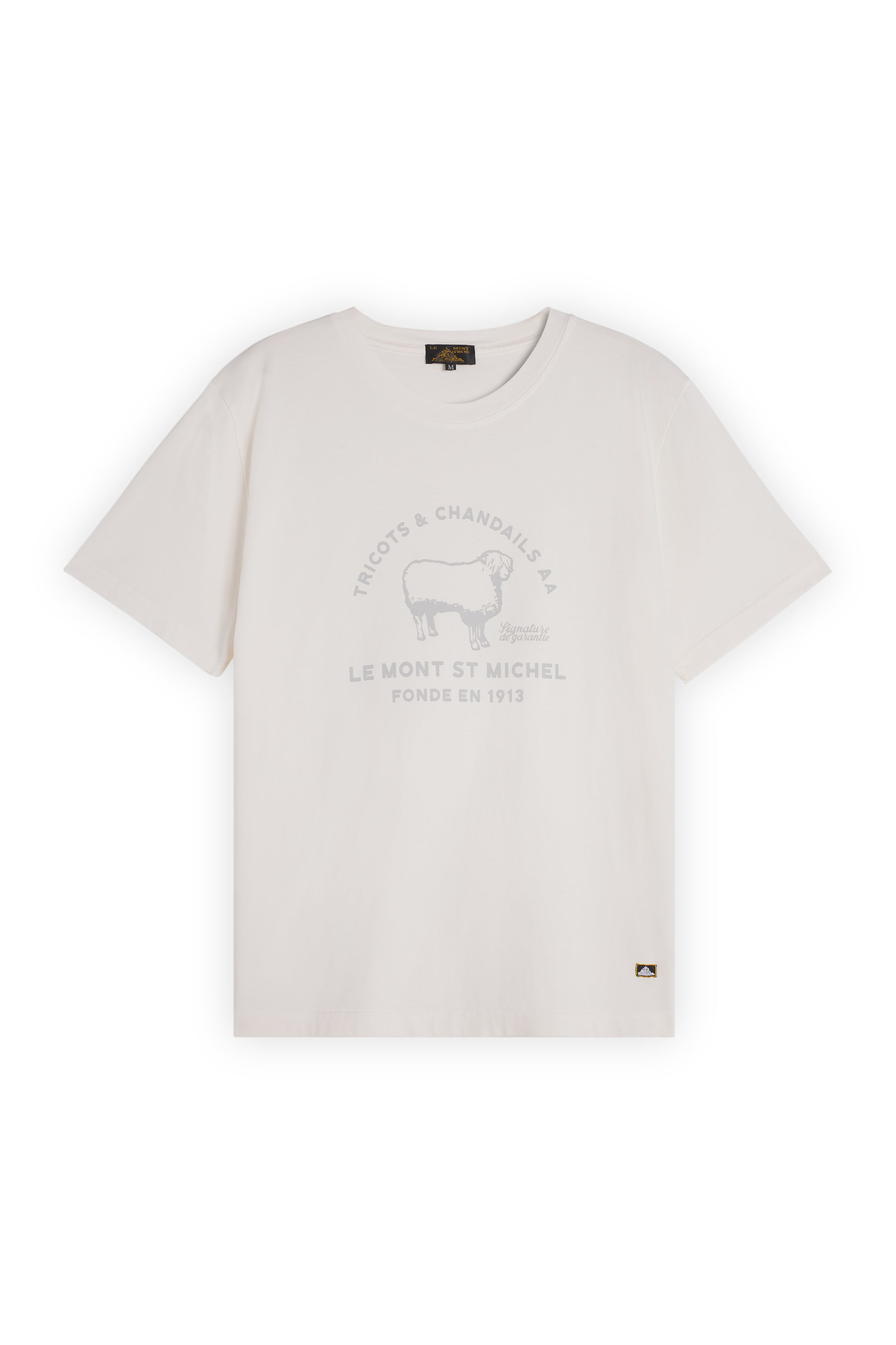 T-Shirt Graphique Délavé - Off White - Homme