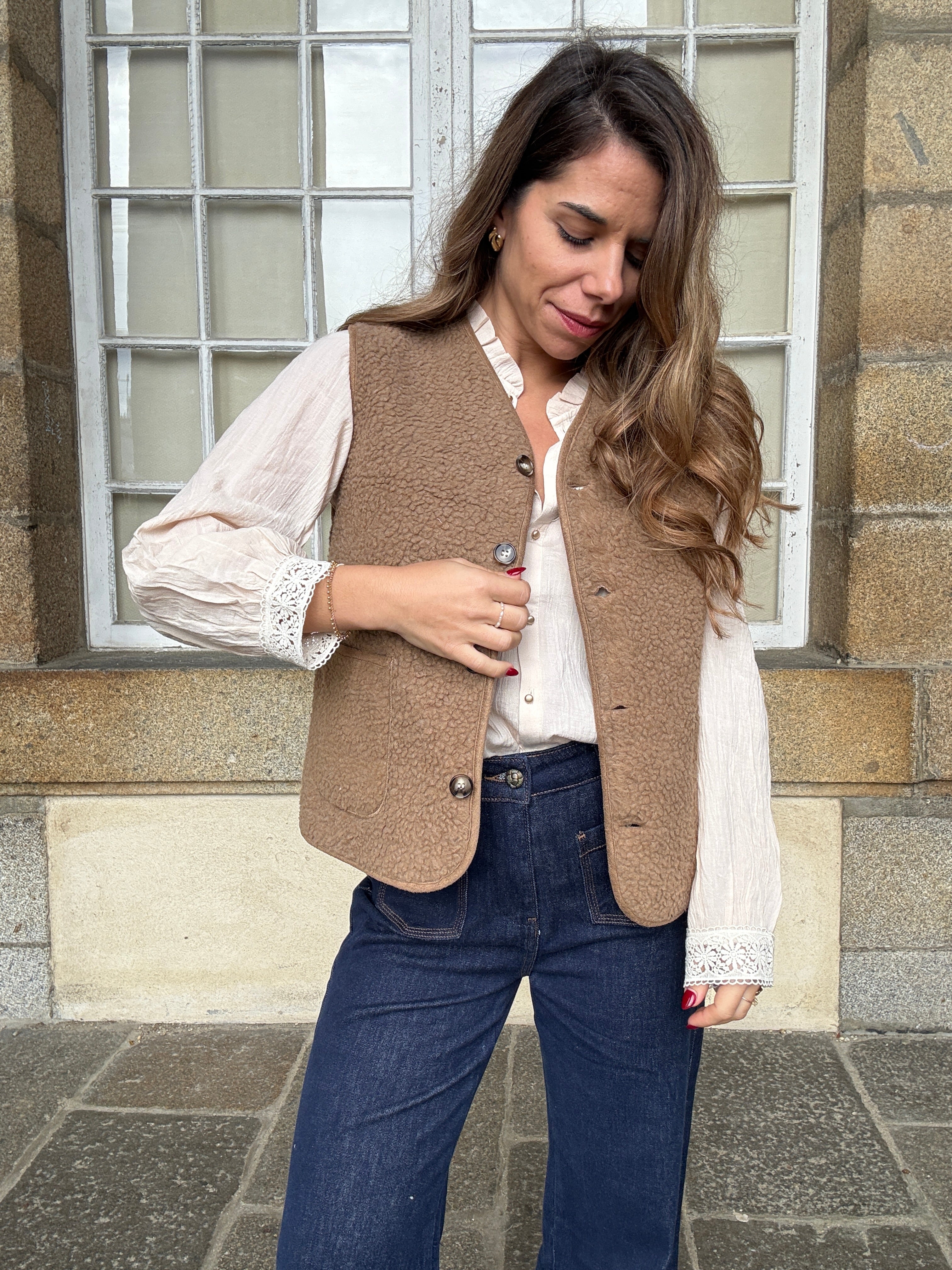 Berger Arianne Camel Vest