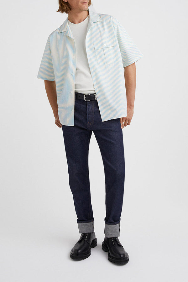 The Kooples - Chemise Ecru Et Turquoise - Homme